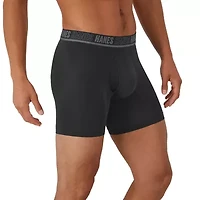 Hanes Mens 3 Pack Boxer Briefs Um2be3