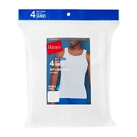 Hanes® Men's Big & Tall Ultimate 3+1 Bonus Pack ComfortSoft® Tank Top Undershirts