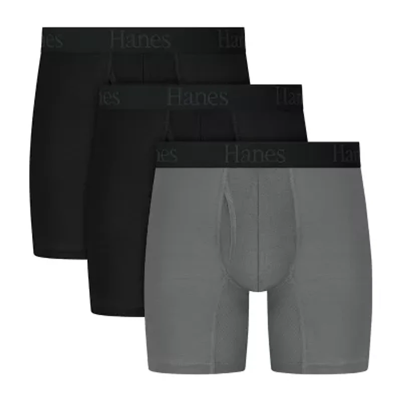 Hanes® Men's Ultimate 3-Pack Comfort Flex Fit® Boxer Brief Underwear Ucfba3