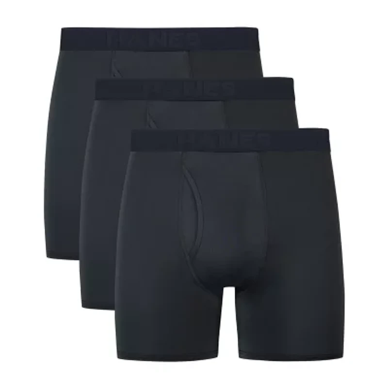 Hanes® Men's Ultimate 3-Pack Comfort Sport Boxer Briefs Underwear
