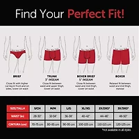 Hanes Mens 3 Pack Boxer Briefs Ubbbb3