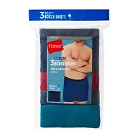 Hanes® Men's Big & Tall Ultimate 3-Pack ComfortSoft® Boxer Briefs Underwear 7704b3