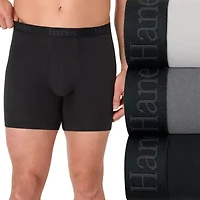 Hanes Mens Big 3 Pack Boxer Briefs Ufsxy3
