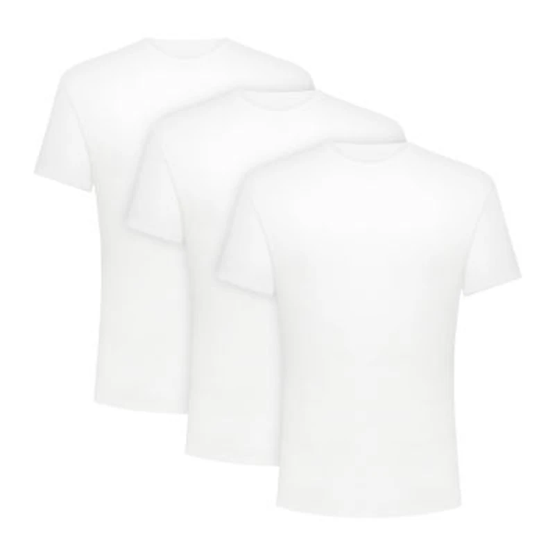 Hanes® Men's Big & Tall Ultimate 3-Pack ComfortSoft® Crewneck T-Shirts Undershirts 787BM3