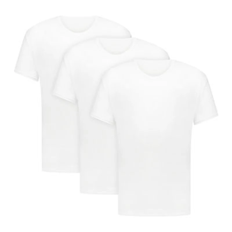 Hanes Mens 3 Pack Short Sleeve Crew Neck Moisture Wicking T-Shirt Big and Tall