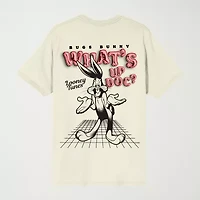 Novelty Mens Crew Neck Short Sleeve Relaxed Fit Looney Tunes Graphic T-Shirt