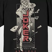 Novelty Mens Crew Neck Short Sleeve Relaxed Fit Batman Graphic T-Shirt