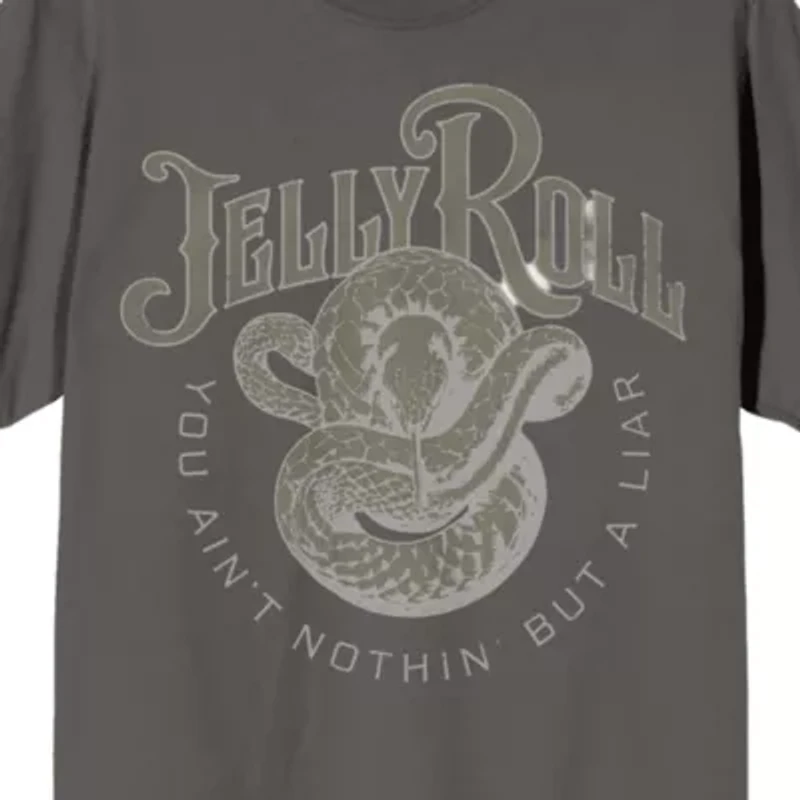 Novelty Mens Crew Neck Short Sleeve Relaxed Fit Graphic T-Shirt