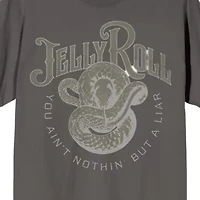 Novelty Mens Crew Neck Short Sleeve Relaxed Fit Graphic T-Shirt