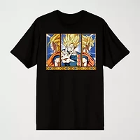 Novelty Mens Crew Neck Short Sleeve Relaxed Fit Dragon Ball Z Graphic T-Shirt