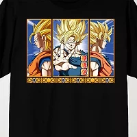 Novelty Mens Crew Neck Short Sleeve Relaxed Fit Dragon Ball Z Graphic T-Shirt