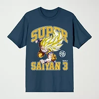 Novelty Mens Crew Neck Short Sleeve Relaxed Fit Dragon Ball Z Graphic T-Shirt