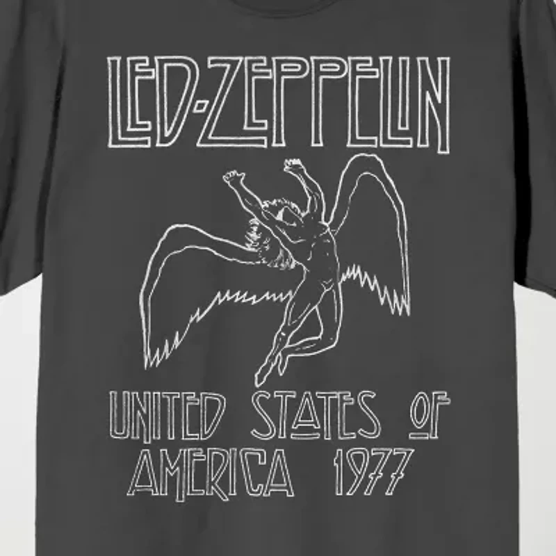 Novelty Mens Crew Neck Short Sleeve Relaxed Fit Graphic T-Shirt