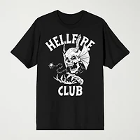 Novelty Mens Crew Neck Short Sleeve Relaxed Fit Stranger Things Graphic T-Shirt