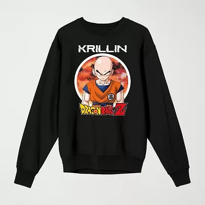 Novelty Mens Crew Neck Long Sleeve Dragon Ball Z Sweatshirt