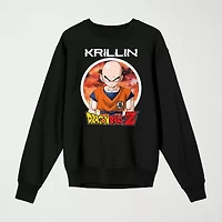 Novelty Mens Crew Neck Long Sleeve Dragon Ball Z Sweatshirt