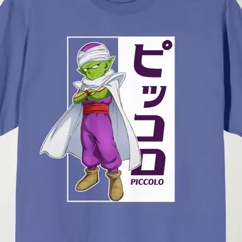 Novelty Mens Crew Neck Short Sleeve Relaxed Fit Dragon Ball Z Graphic T-Shirt