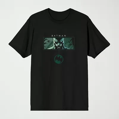 Novelty Mens Crew Neck Short Sleeve Relaxed Fit Batman Graphic T-Shirt