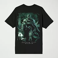Novelty Mens Crew Neck Short Sleeve Relaxed Fit Batman Graphic T-Shirt