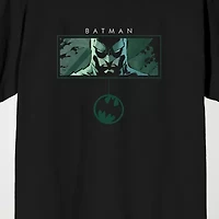 Novelty Mens Crew Neck Short Sleeve Relaxed Fit Batman Graphic T-Shirt