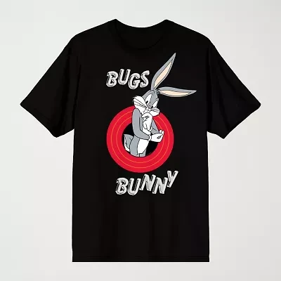 Novelty Mens Crew Neck Short Sleeve Relaxed Fit Looney Tunes Graphic T-Shirt