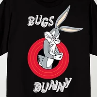 Novelty Mens Crew Neck Short Sleeve Relaxed Fit Looney Tunes Graphic T-Shirt