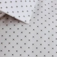 Haggar Mens Slim Fit Wrinkle Free Long Sleeve Dress Shirt