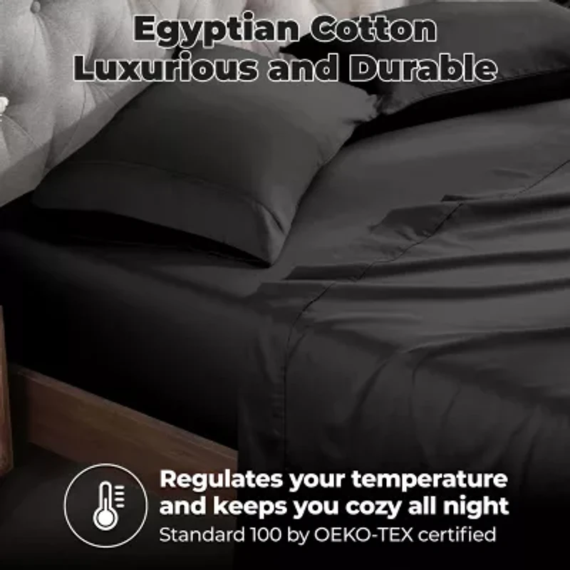 SUPERIOR® Egyptian Cotton Durable Soft 400tc Deep Pocket Sheet Set