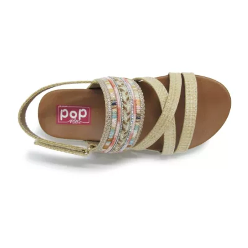 Pop Little & Big Kid Girls Kannie Strap Sandals