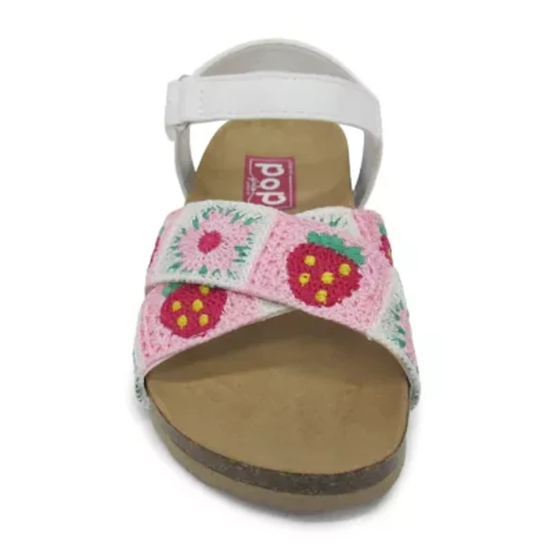 Pop Little & Big Kid Girls Philla Strap Sandals