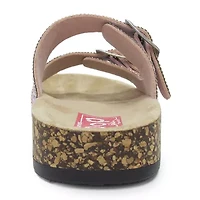 Pop Reema Little & Big Kid Girls Adjustable Strap Footbed Sandals