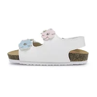 Pop Zazani Toddler Girls Adjustable Strap Footbed Sandals