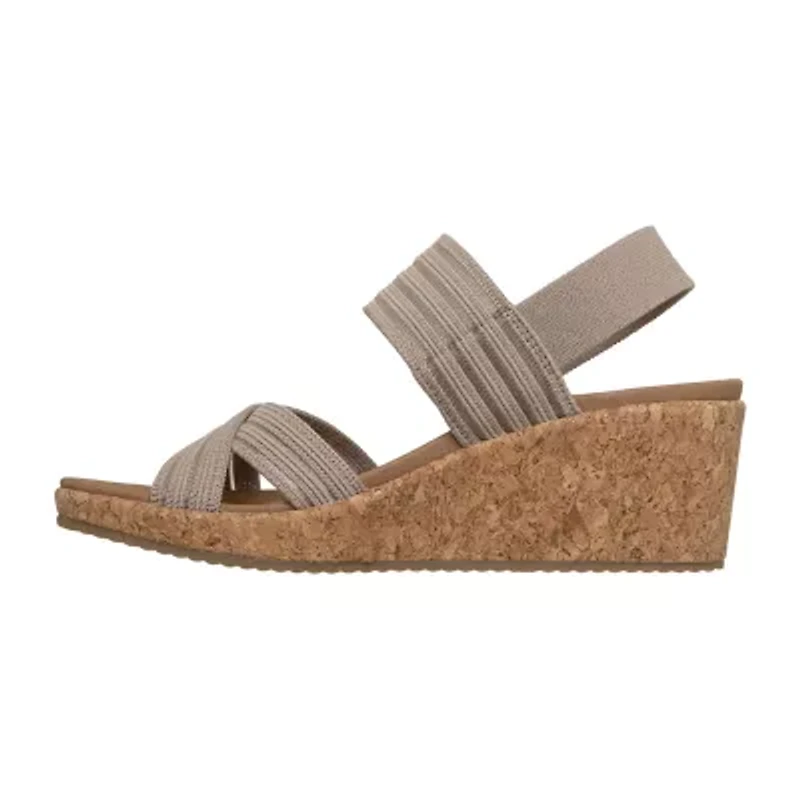 Skechers Womens Arch Fit Beverlee 2.0 Wedge Sandals