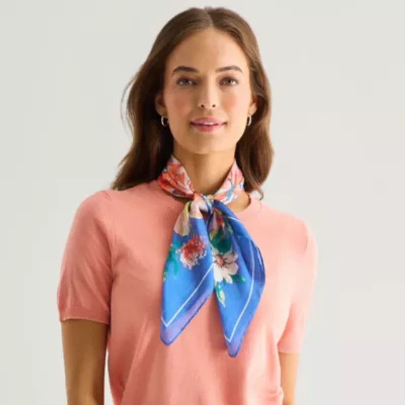 Collection Xiix Geo Floral Floral Square Scarf