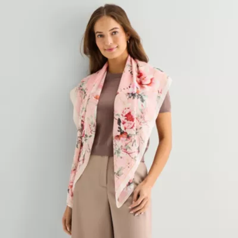 Collection Xiix Botanical Floral Square Scarf