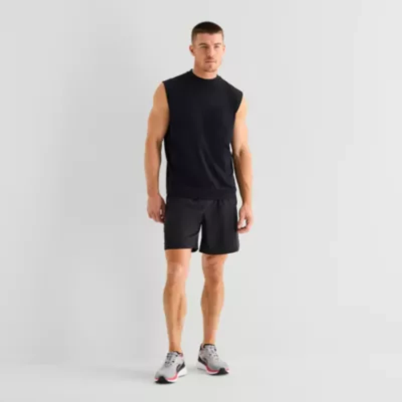 Xersion Mens Crew Neck Sleeveless Muscle T-Shirt