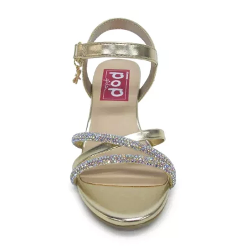 Pop Little & Big Kid Girls Loulou Heeled Sandals