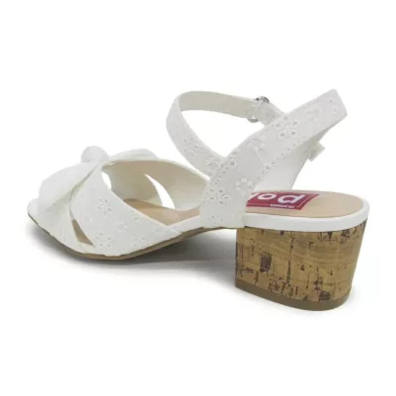Pop Little & Big Kid Girls Dinara Heeled Sandals