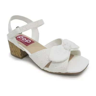 Pop Little & Big Kid Girls Dinara Heeled Sandals