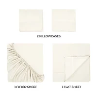 SUPERIOR® Egyptian Cotton Durable Soft 400tc Deep Pocket Sheet Set