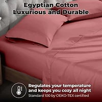 SUPERIOR® Egyptian Cotton Durable Soft 400tc Deep Pocket Sheet Set