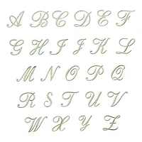 Linum Home Textiles Adornia Scallop Personalized 2-pc. Quick Dry Bath Towel Set