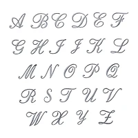 Linum Home Textiles Adornia Scallop Gray Personalized 2-pc. Quick Dry Bath Towel Set