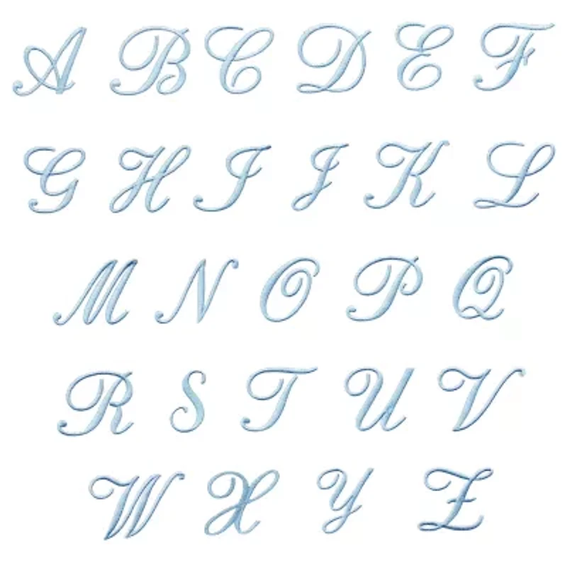 Linum Home Textiles Adornia Scallop Personalized 2-pc. Fingertip Towel