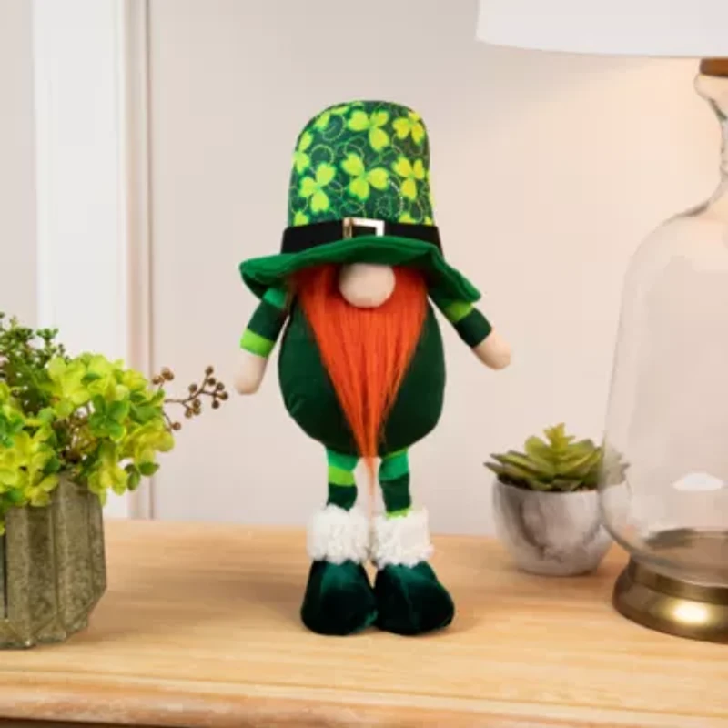 Northlight 13" Standing Shamrock Gnome St. Patricks Day Gnome
