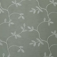 Max Blackout Mystique Grommet Top Embroidered 100% Single Curtain Panel