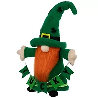 Northlight 16" Green Lucky Gnome St. Patricks Day Gnome