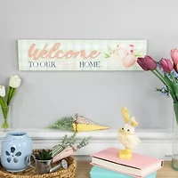 Northlight 20" Welcome To Our Hoppy Home Wall Sign