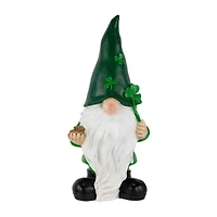 Northlight 16" Shamrock Gnome Outdoor Garden St. Patricks Day Yard Art