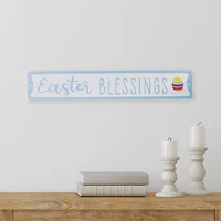 Northlight 20" Metal Blessings Wall Sign